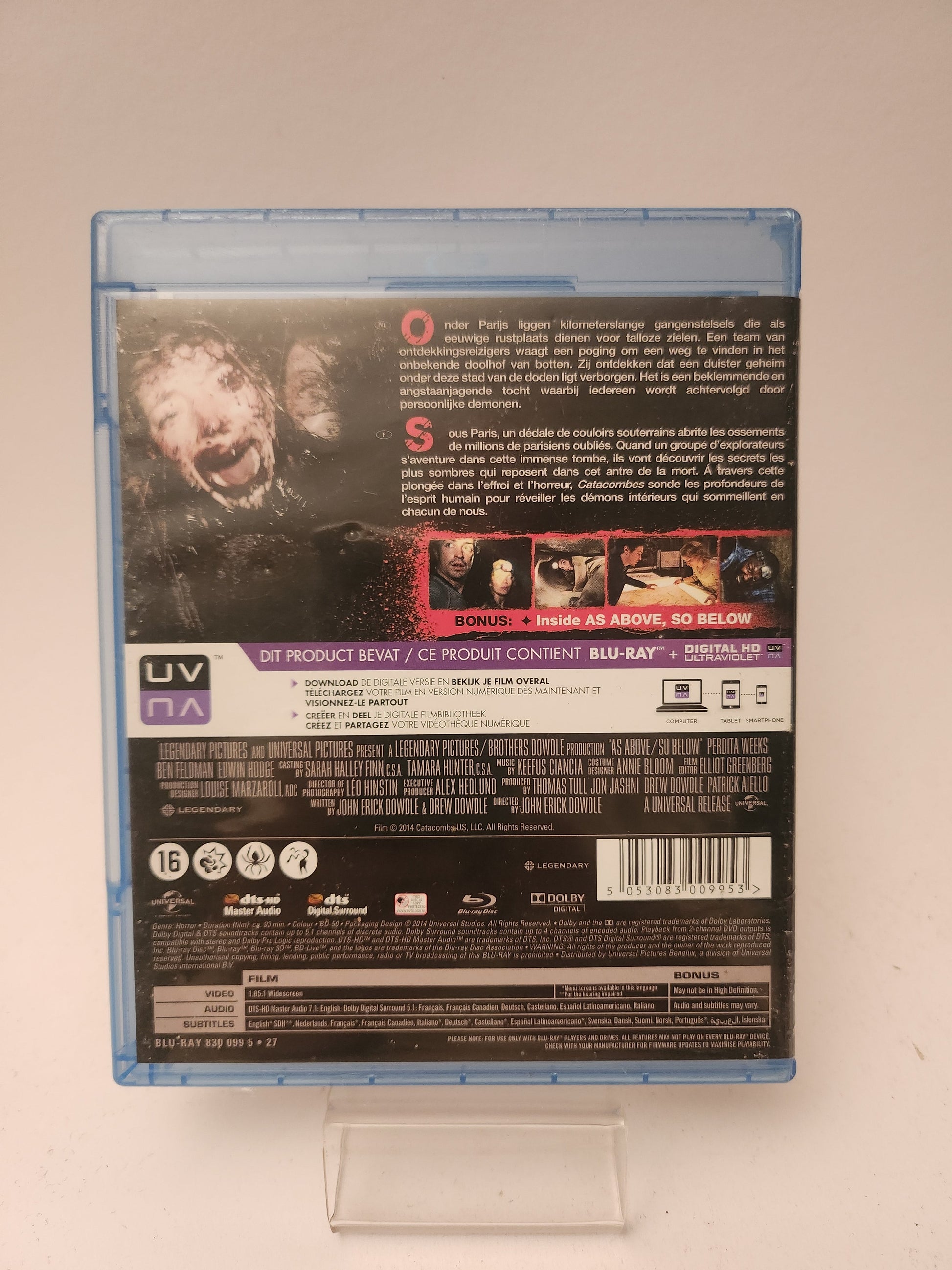 As Above So Below Blu-Ray - Blu-Ray