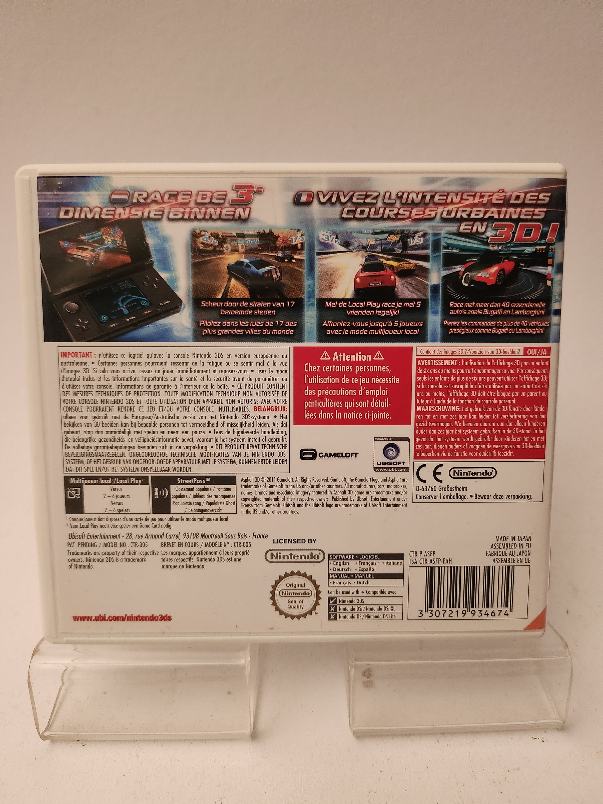 Asphalt 3D Nintendo 3DS - Nintendo 3DS Games