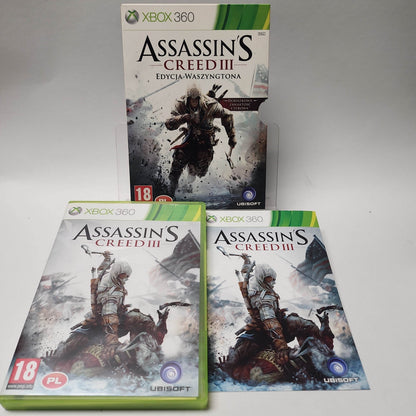 Assassin's Creed III Washington Edition Xbox 360 - Feniks Gameshop
