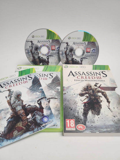Assassin's Creed III Washington Edition Xbox 360 - Feniks Gameshop