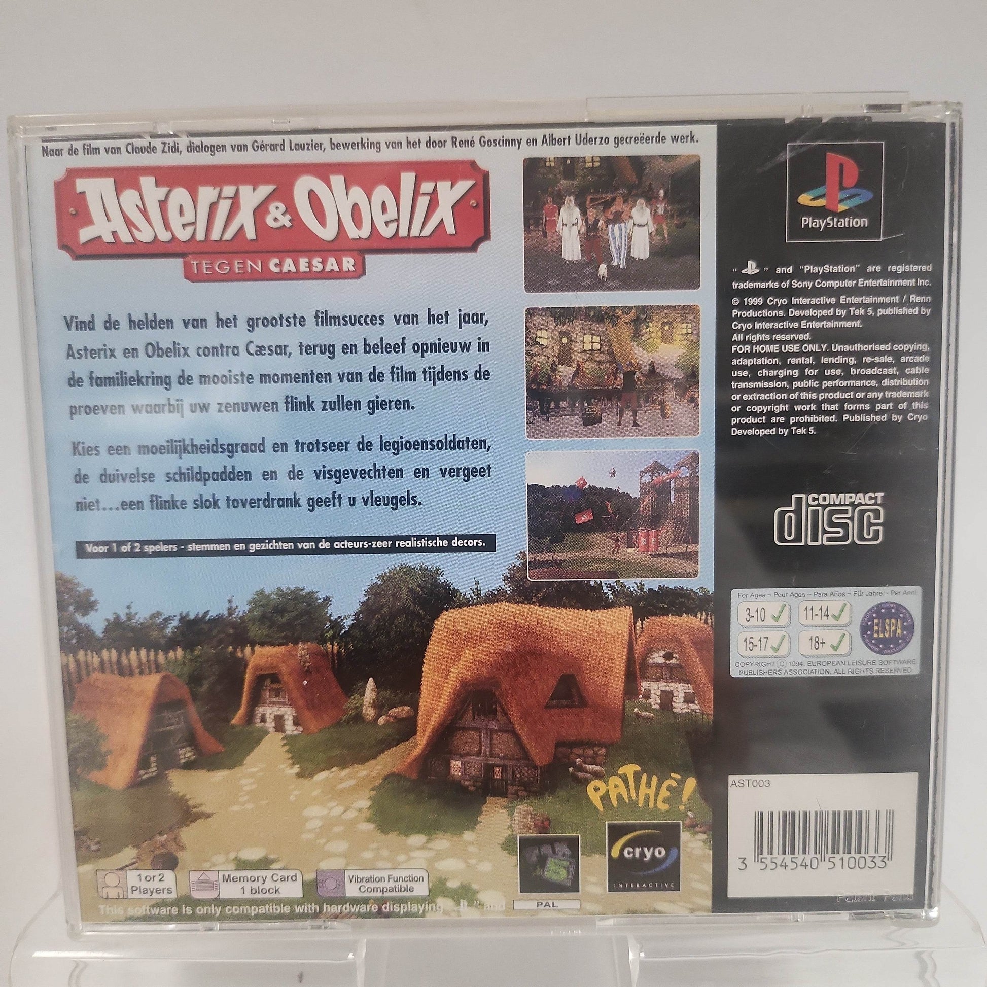 Asterix & Obelix tegen Caesar Playstation 1 - Feniks Gameshop