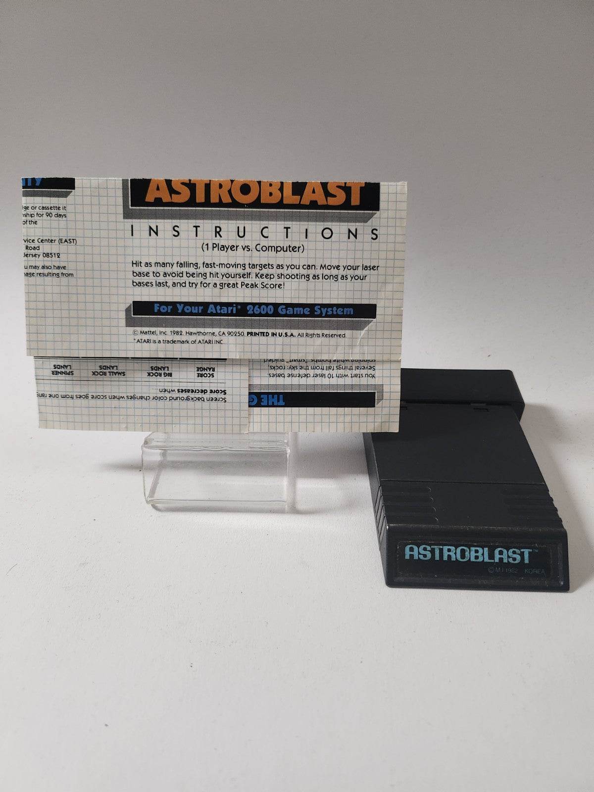 Astrosmash/ Astroblast Atari 2600 - Feniks Gameshop
