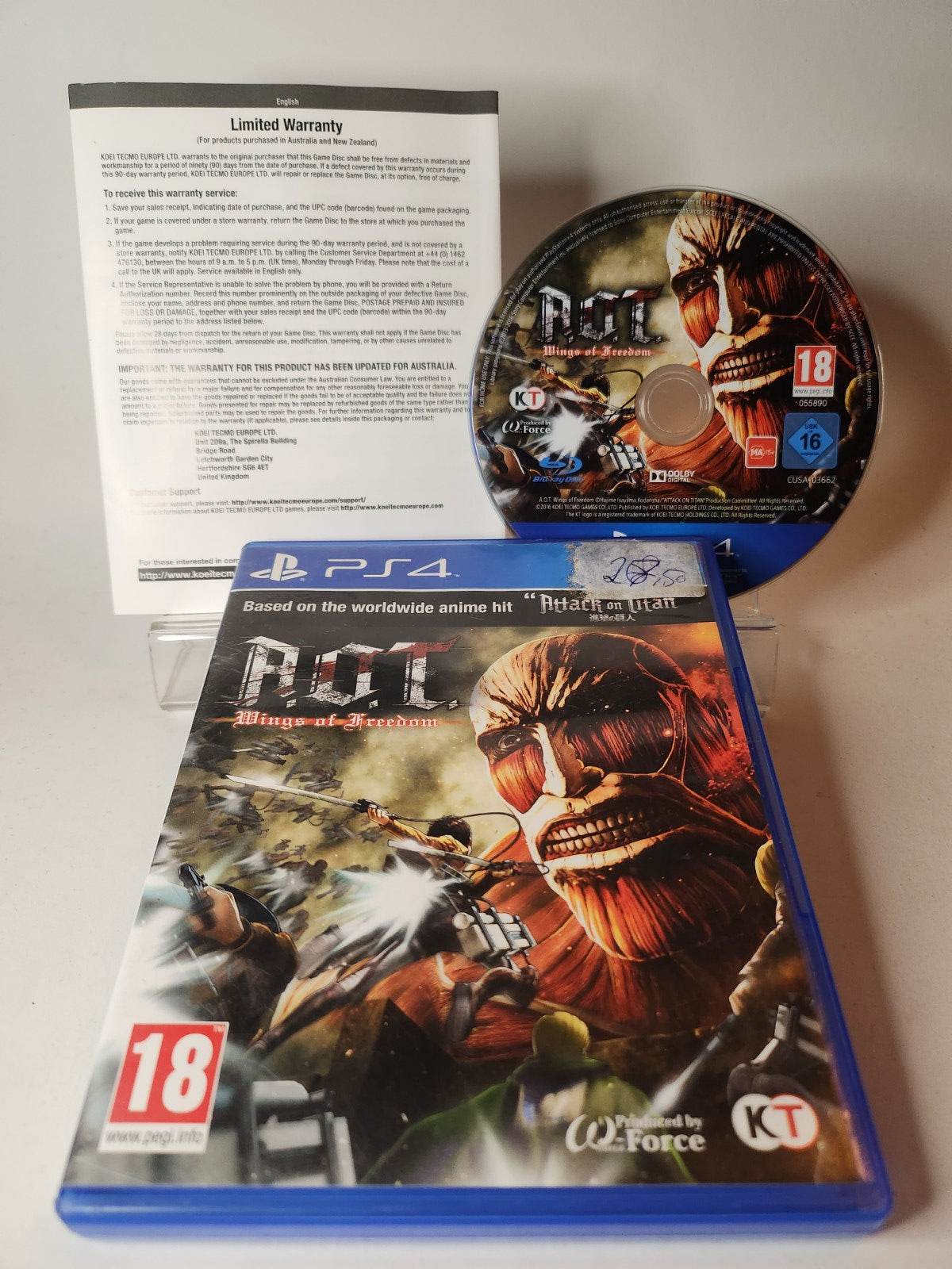 AOT Wings of Freedom Playstation 4 - Feniks Gameshop
