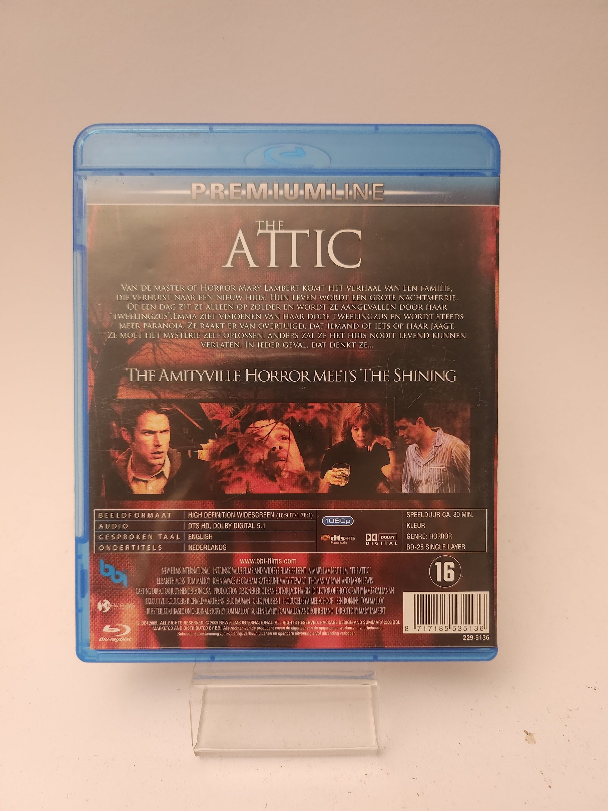 Attic Blu-Ray Elisabeth Moss - Blu-Ray