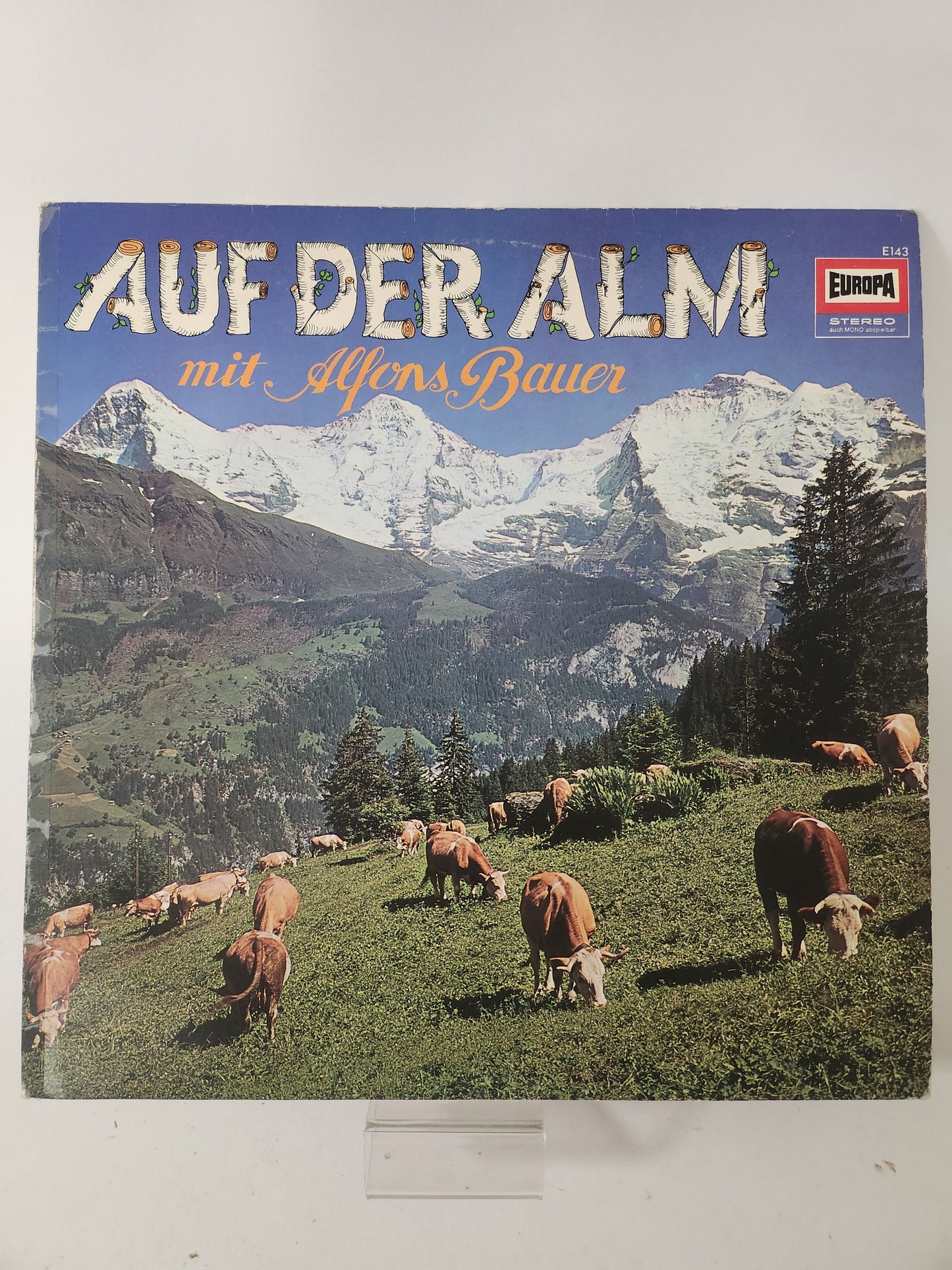 Auf Der Alm mit Alfons Bauer LP Vinyl - Lp Vinyl