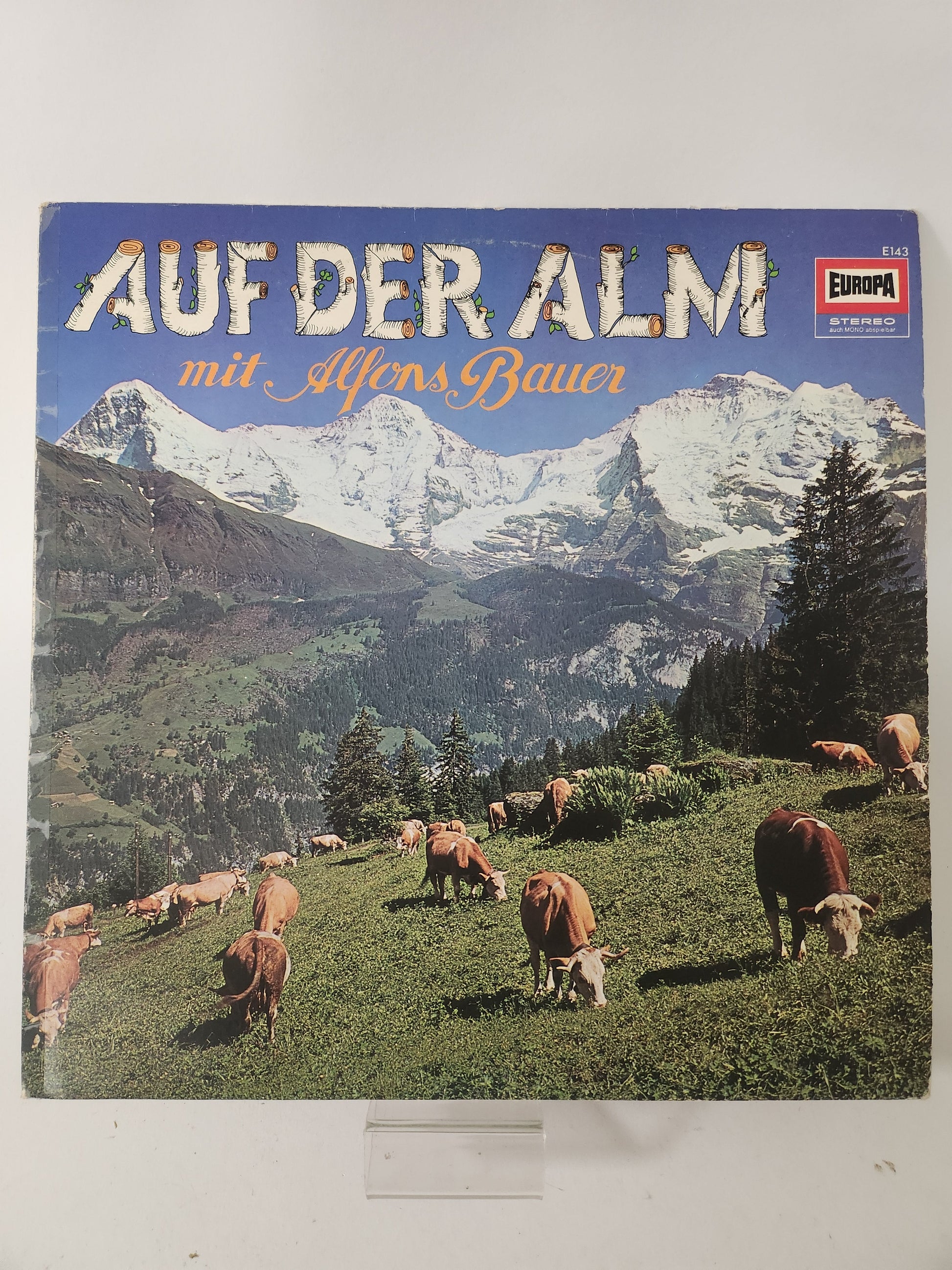 Auf Der Alm mit Alfons Bauer LP Vinyl - Lp Vinyl