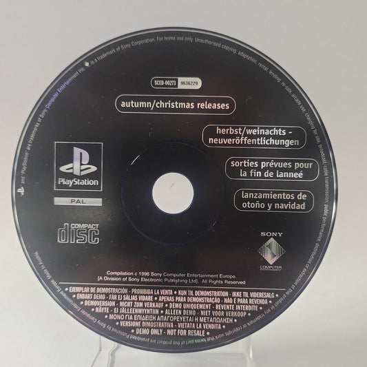 Autumn/Christmas releases Demo (Disc Only) Playstation 1 - Feniks Gameshop