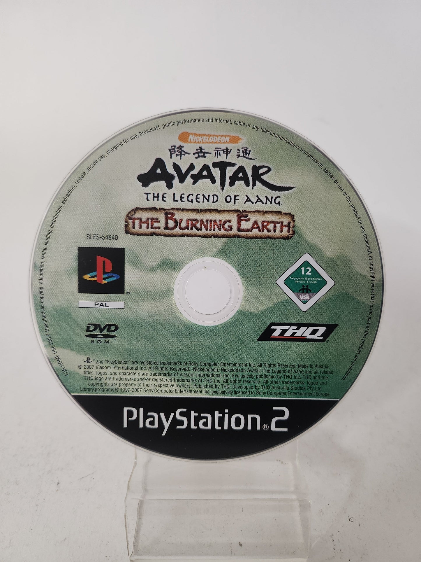 Avatar: the Burning Earth (Disc Only) PlayStation 2 - Playstation 2 Games