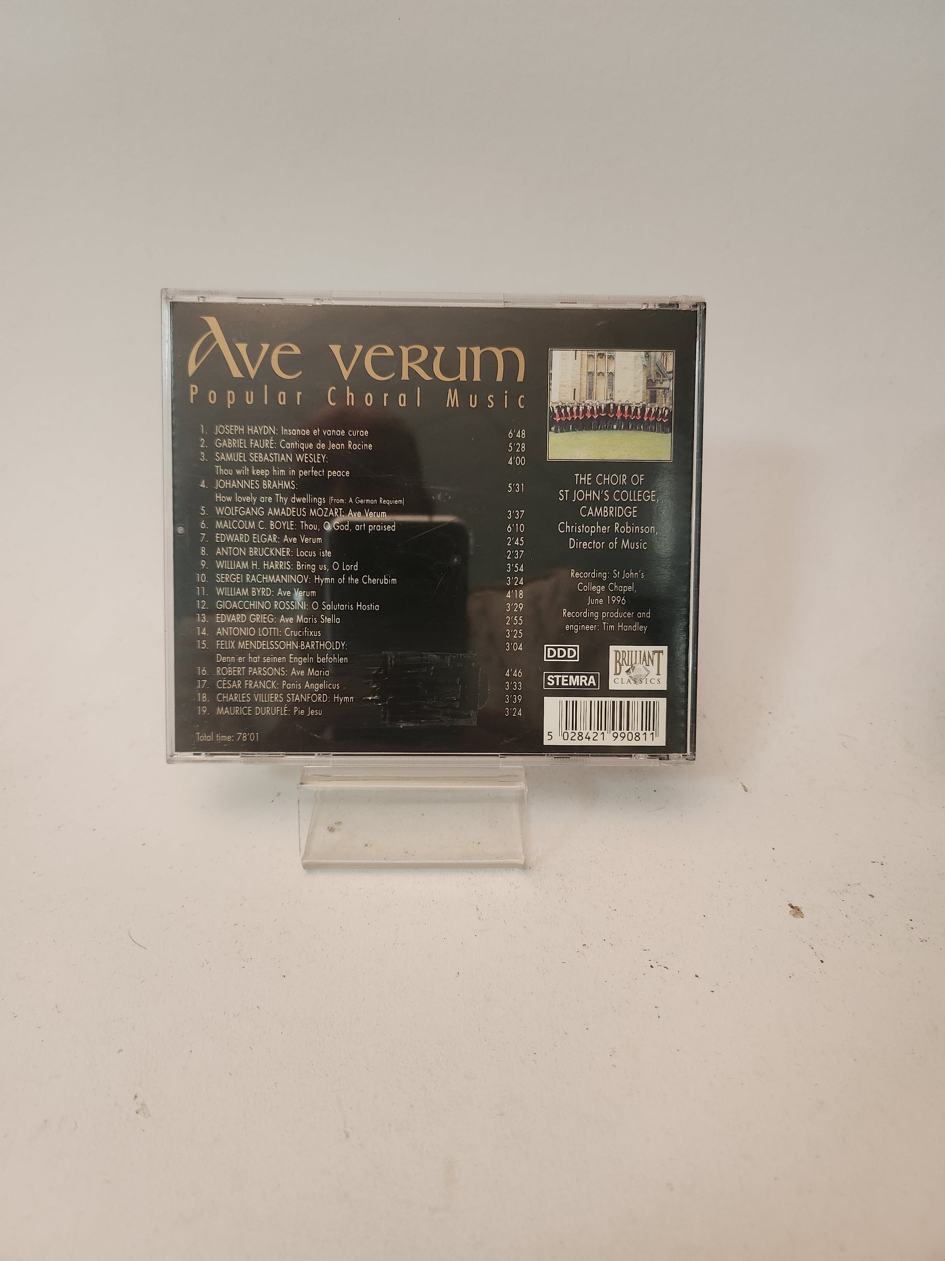 Ave Verum: Popular Choral Music CD - Cd