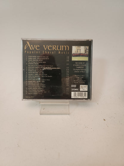 Ave Verum: Popular Choral Music CD - Cd