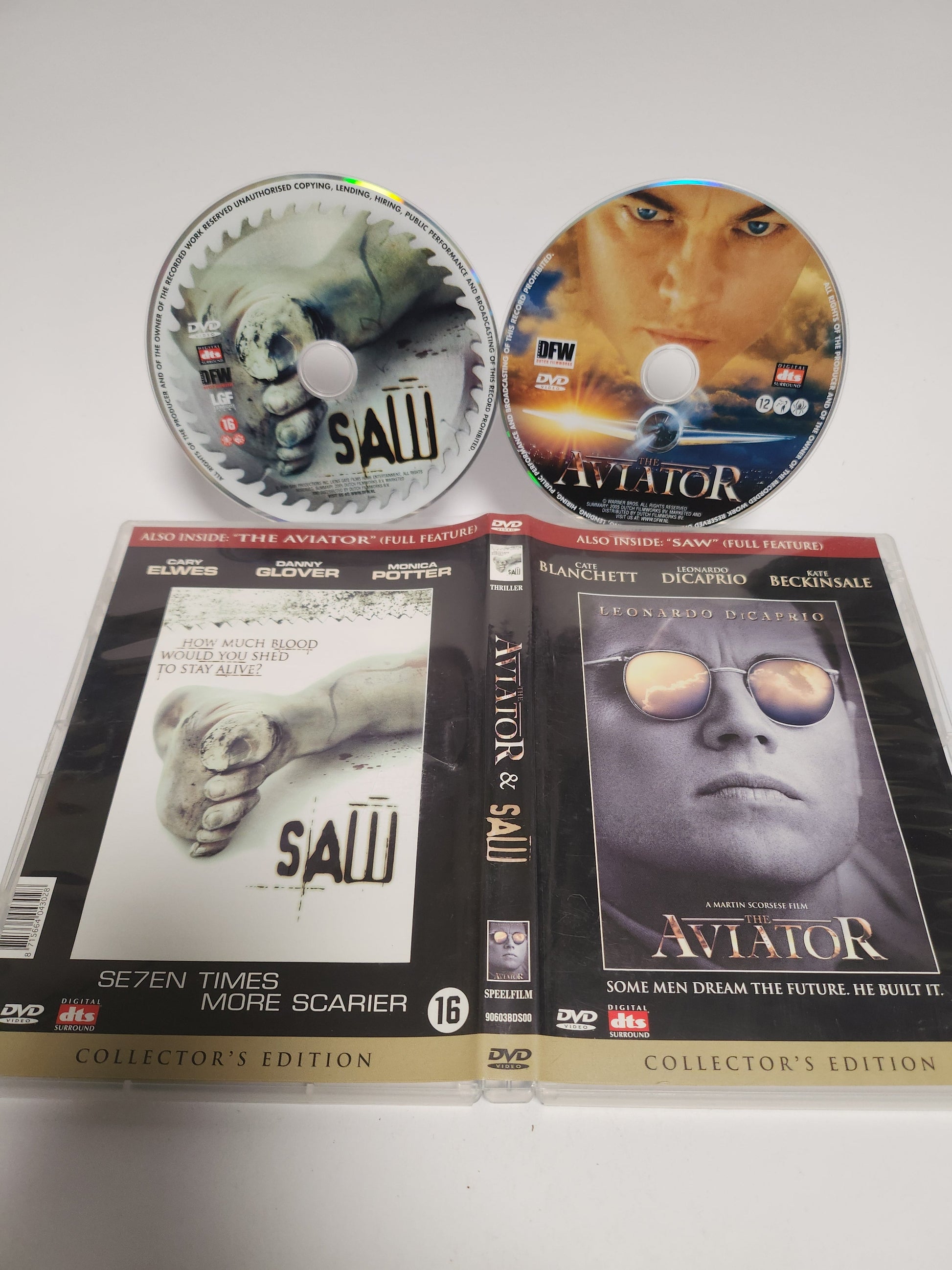 Aviator & Saw Dubble Disc Dvd - Dvd Volwassenen