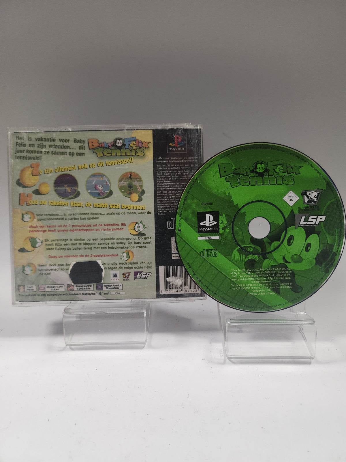 Baby Felix Tennis (only backcover) PlayStation 1 - Feniks Gameshop