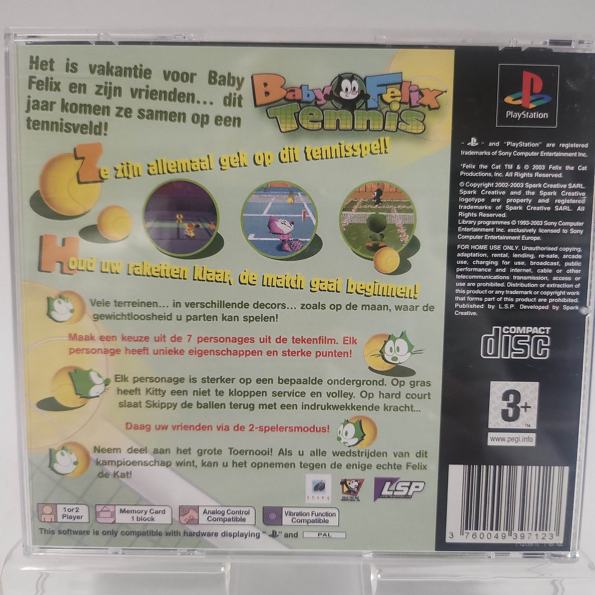 Baby Felix Tennis Playstation 1 - Feniks Gameshop