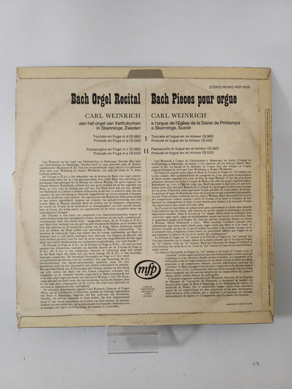 Bach: La Celebre Toccata & Fugue S 565 LP Vinyl - Lp Vinyl