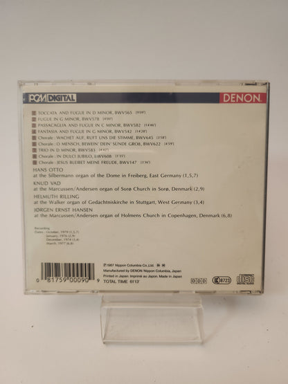 Bach: Toccata and Fugue CD - Cd