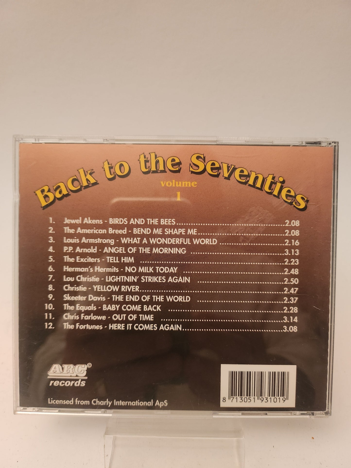 Back to the Seventies CD - Cd