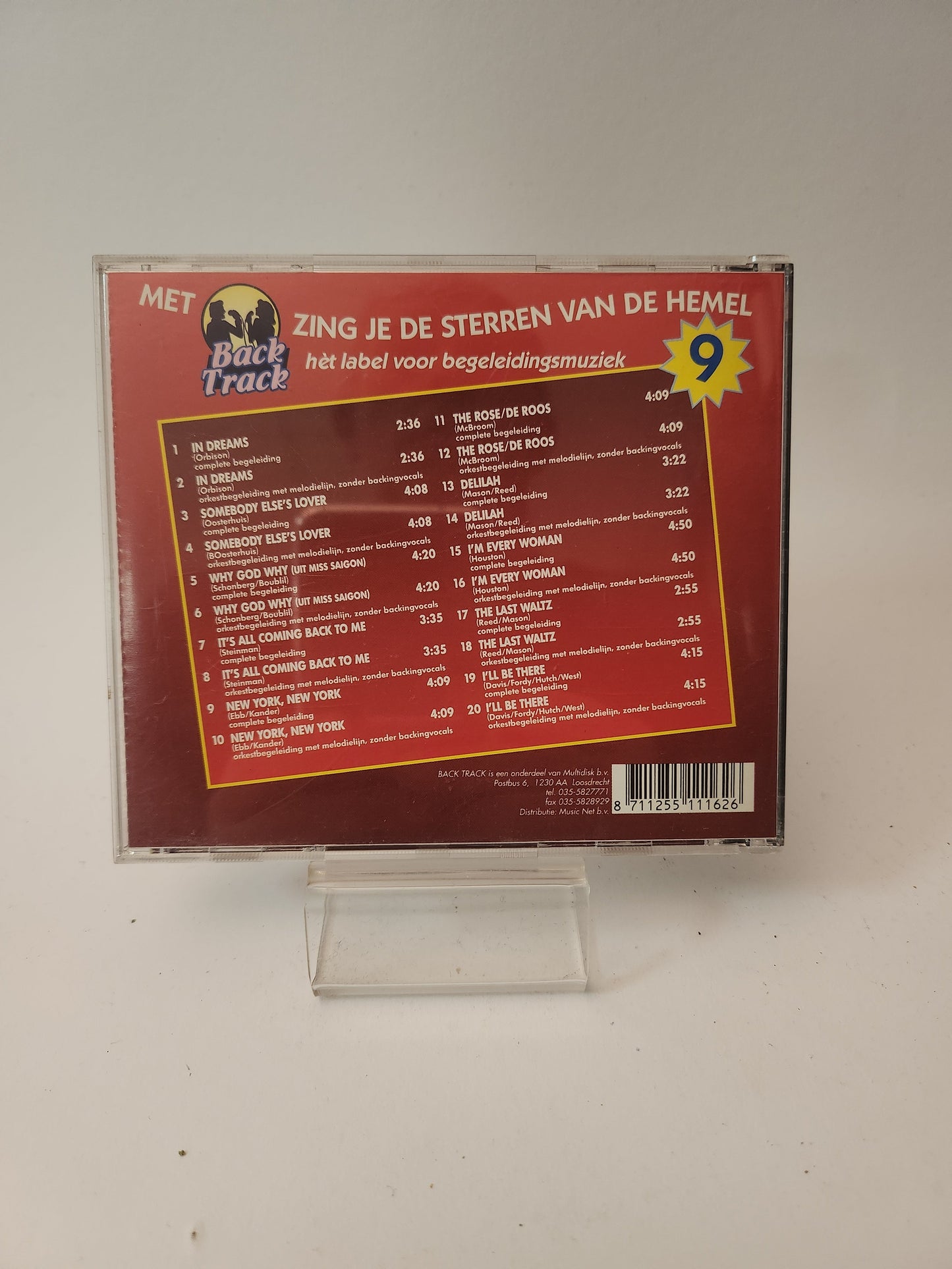 Back Track Karaoke Deel 9 CD - Cd