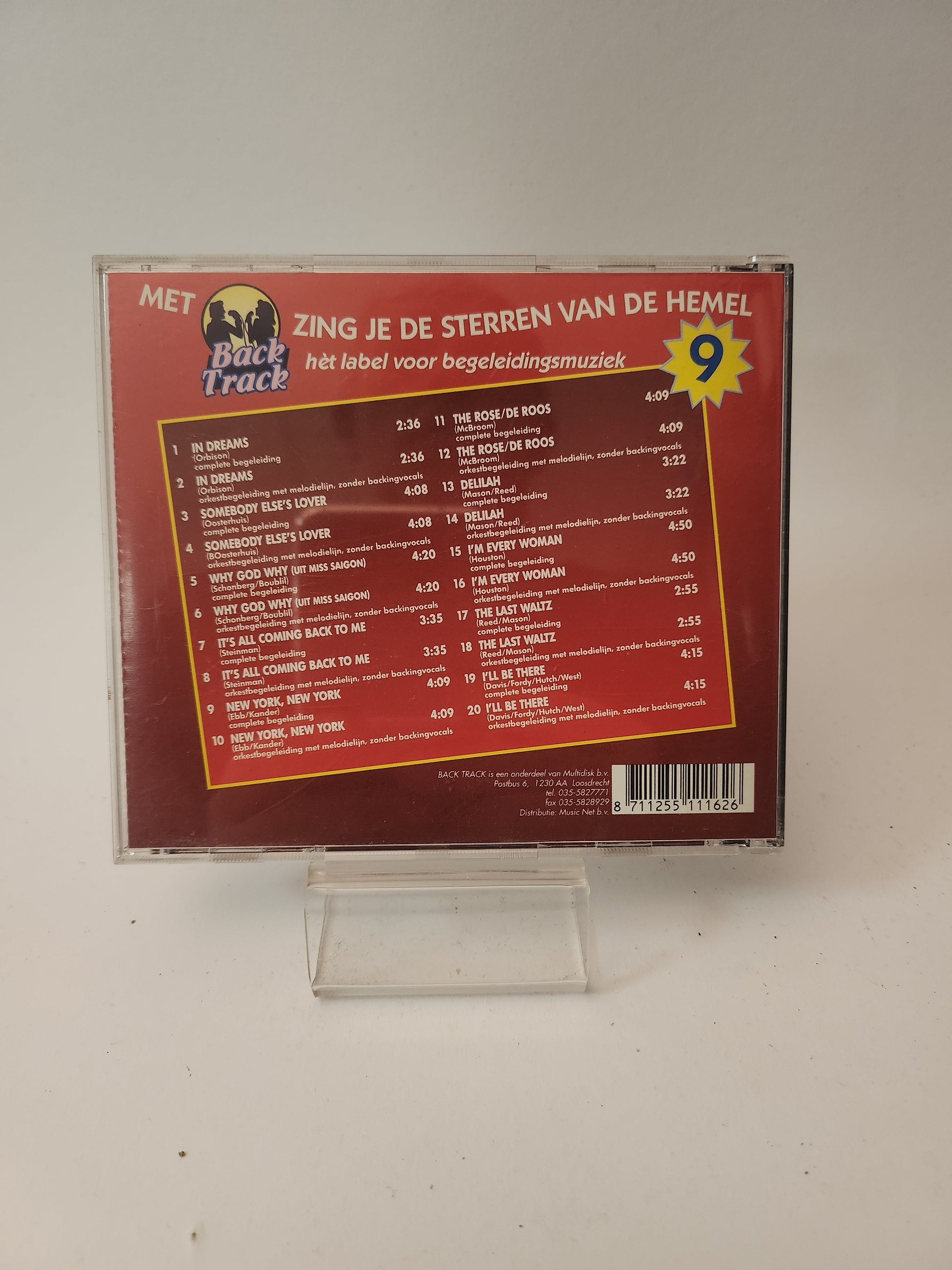 Back Track Karaoke Deel 9 CD - Cd