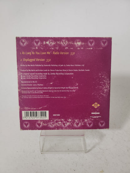 Backstreet Boys: As Long As You Love Me CD Single - CD Single