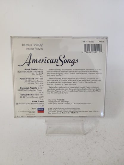 Barbara Bonney & André Previn: American Songs CD - Cd