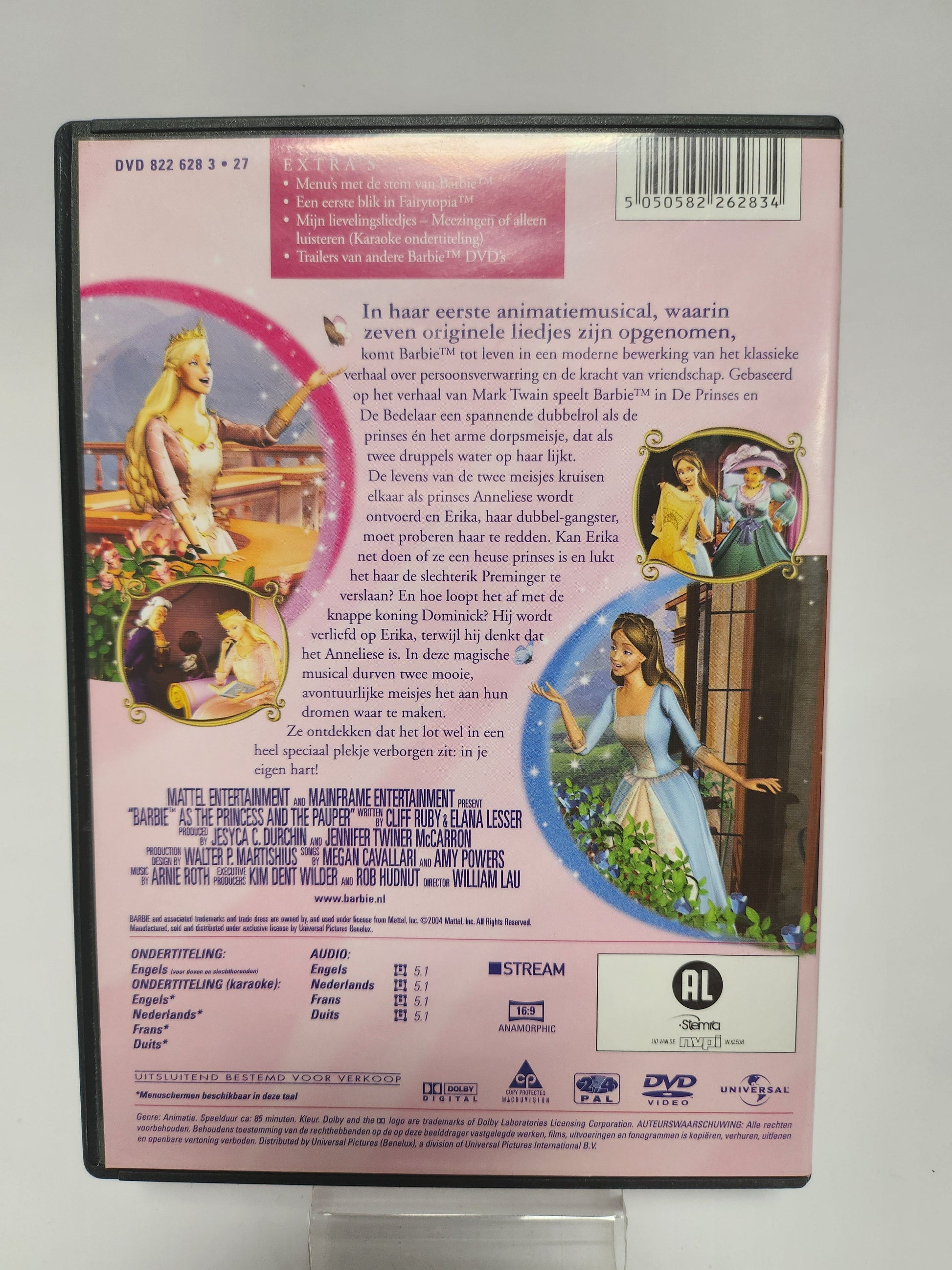 Barbie als de Prinses en de Bedelaar DVD Kids - Dvd kids