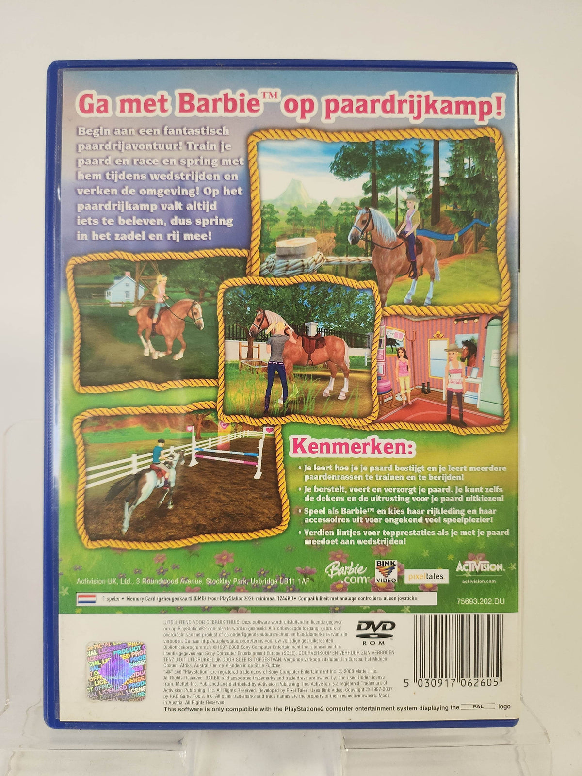 Barbie Paardenavontuur Het Paardrijkamp Playstation 2 - Feniks Gameshop