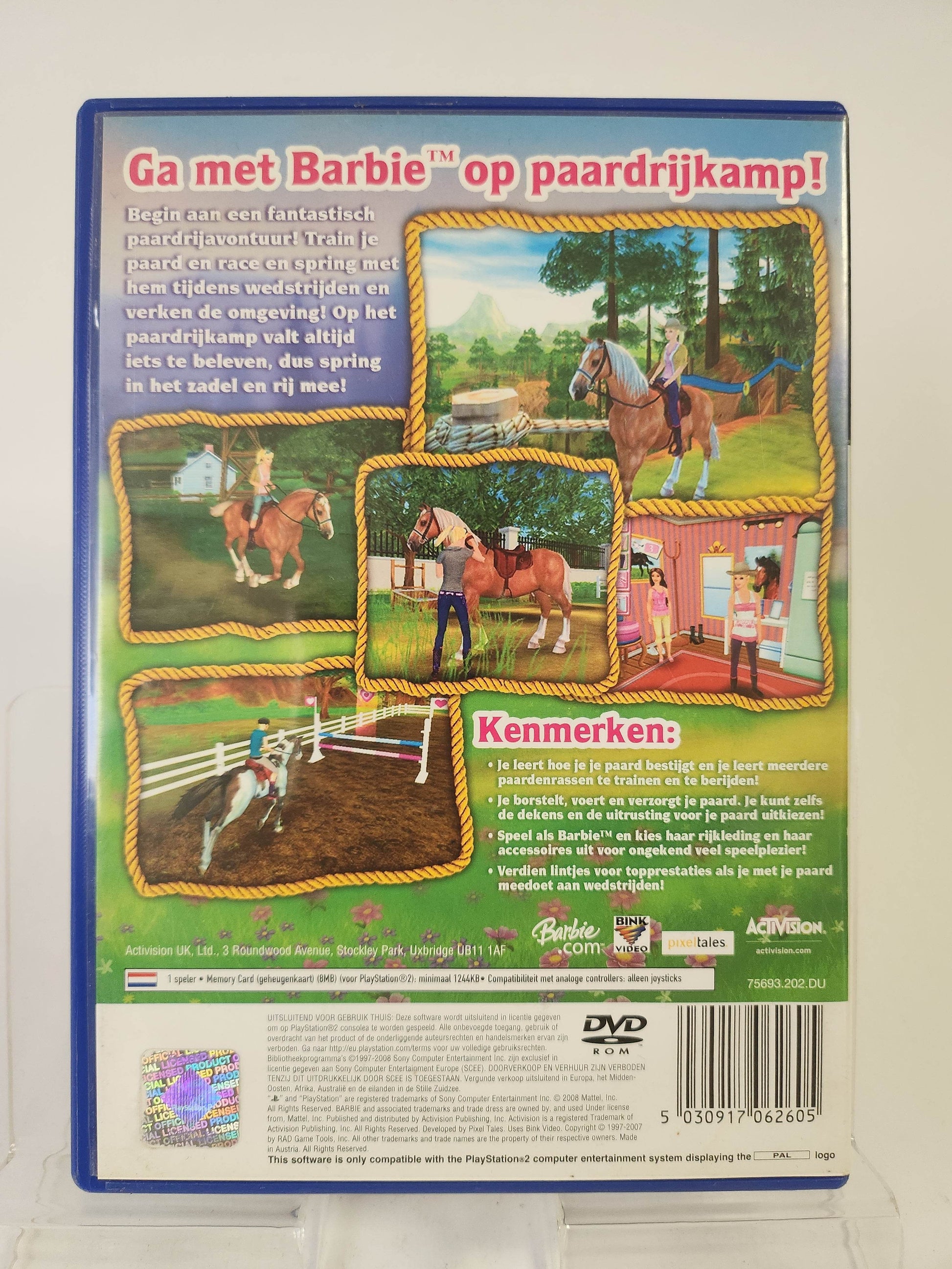 Barbie Paardenavontuur Het Paardrijkamp Playstation 2 - Feniks Gameshop