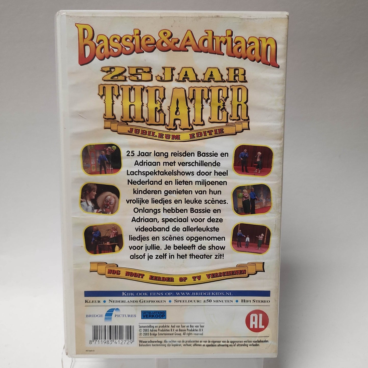 Bassie & Adriaan 25 Jaar Theater Jubileum Editie VHS - Feniks Gameshop