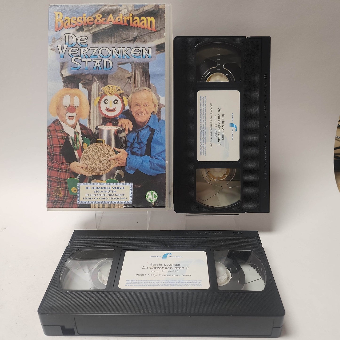 Bassie & Adriaan de Verzonken Stad 1 & 2 VHS - Feniks Gameshop