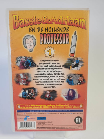 Bassie & Adriaan en de Huilende Professor 1 VHS - Feniks Gameshop