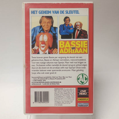 Bassie & Adriaan het Geheim van de Sleutel VHS - Feniks Gameshop