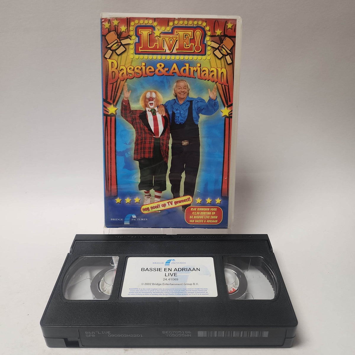 Bassie & Adriaan Live VHS - Feniks Gameshop