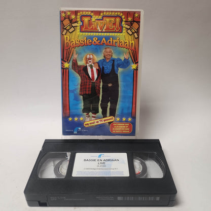 Bassie & Adriaan Live VHS - Feniks Gameshop