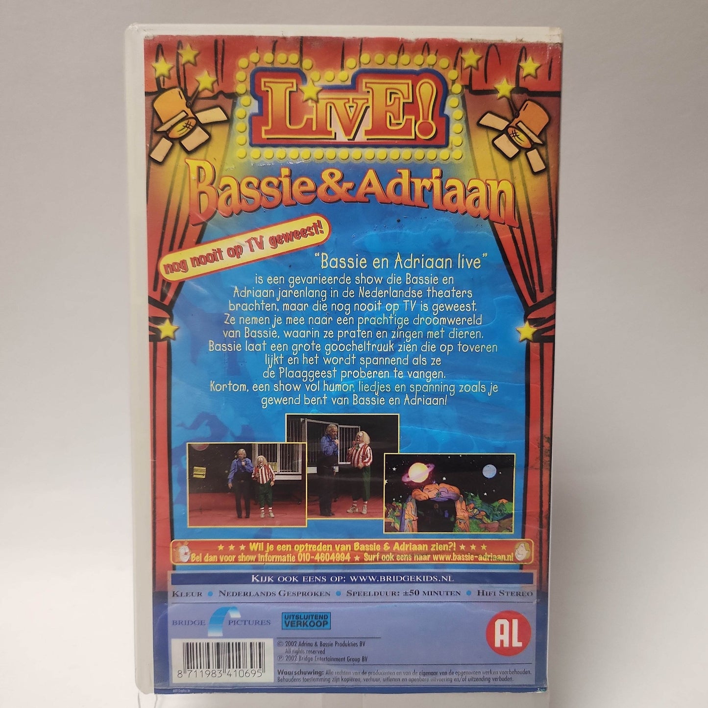 Bassie & Adriaan Live VHS - Feniks Gameshop
