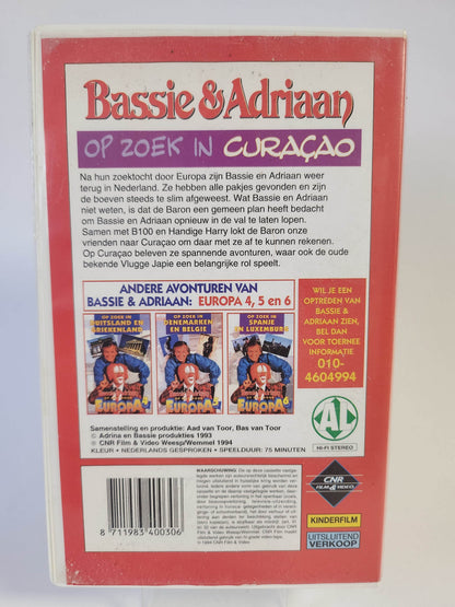 Bassie & Adriaan op zoek in Curaçao VHS - Feniks Gameshop