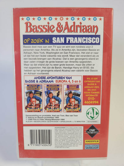 Bassie & Adriaan op Zoek in San Francisco VHS - Feniks Gameshop