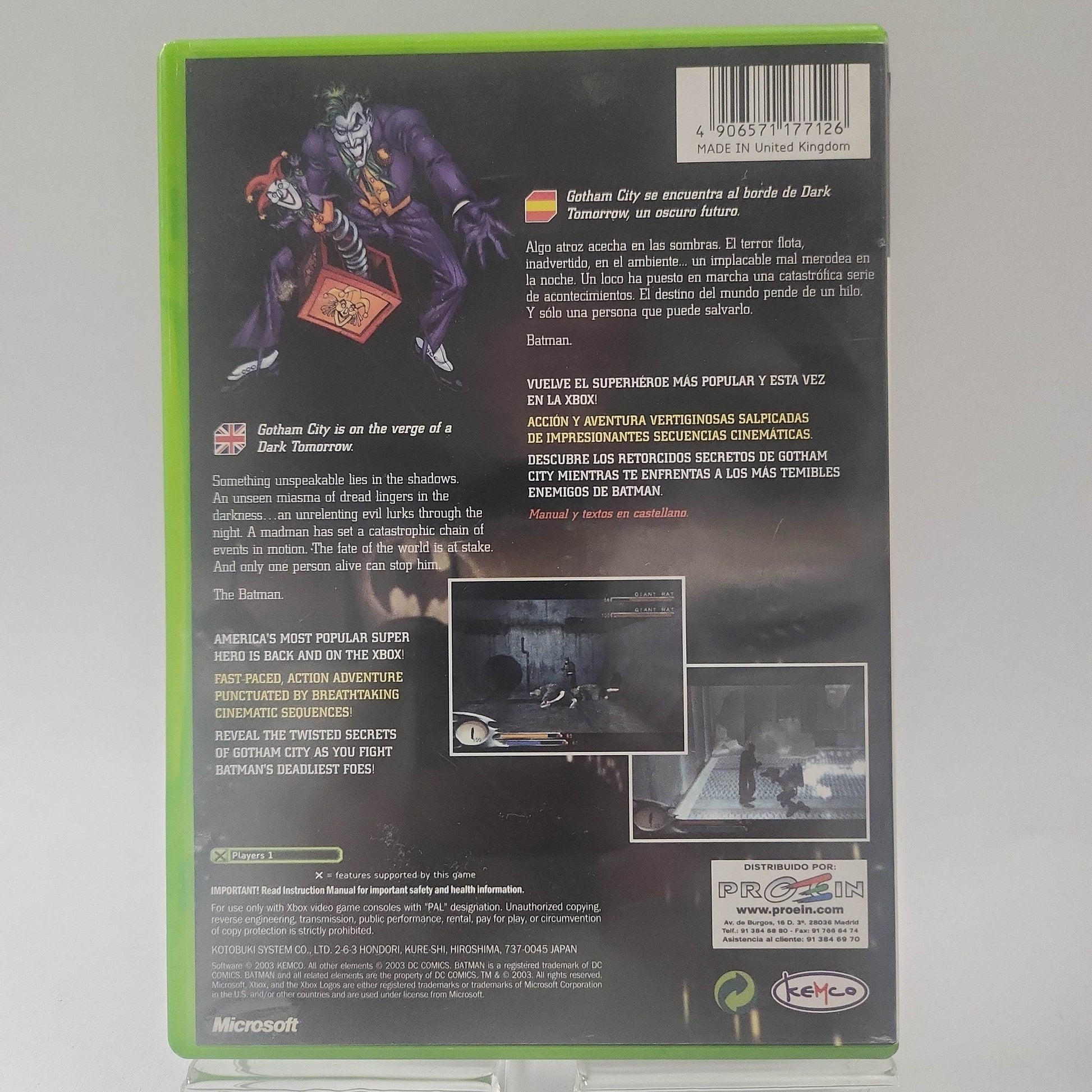 Batman Dark Tomorrow Xbox Original - Feniks Gameshop