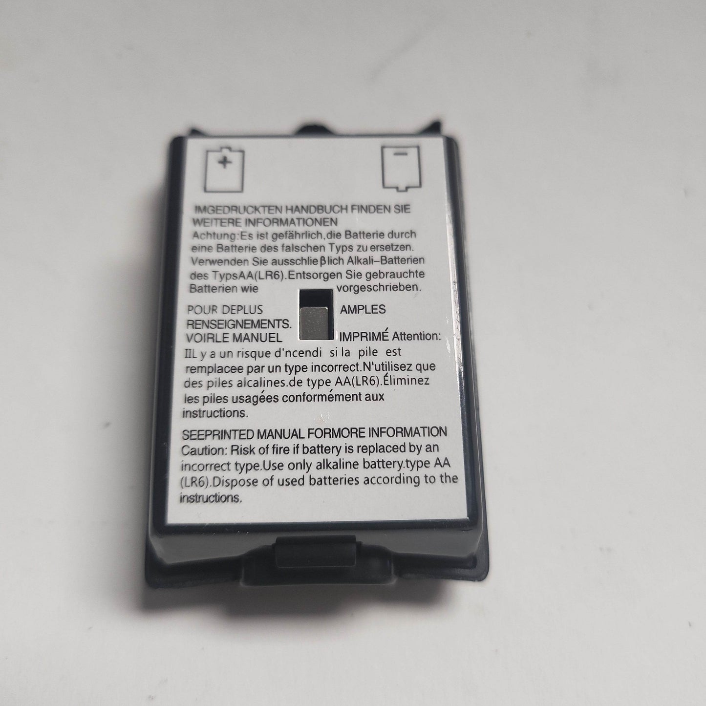 Batterij Cover Zwart Controller Xbox 360 - Feniks Gameshop