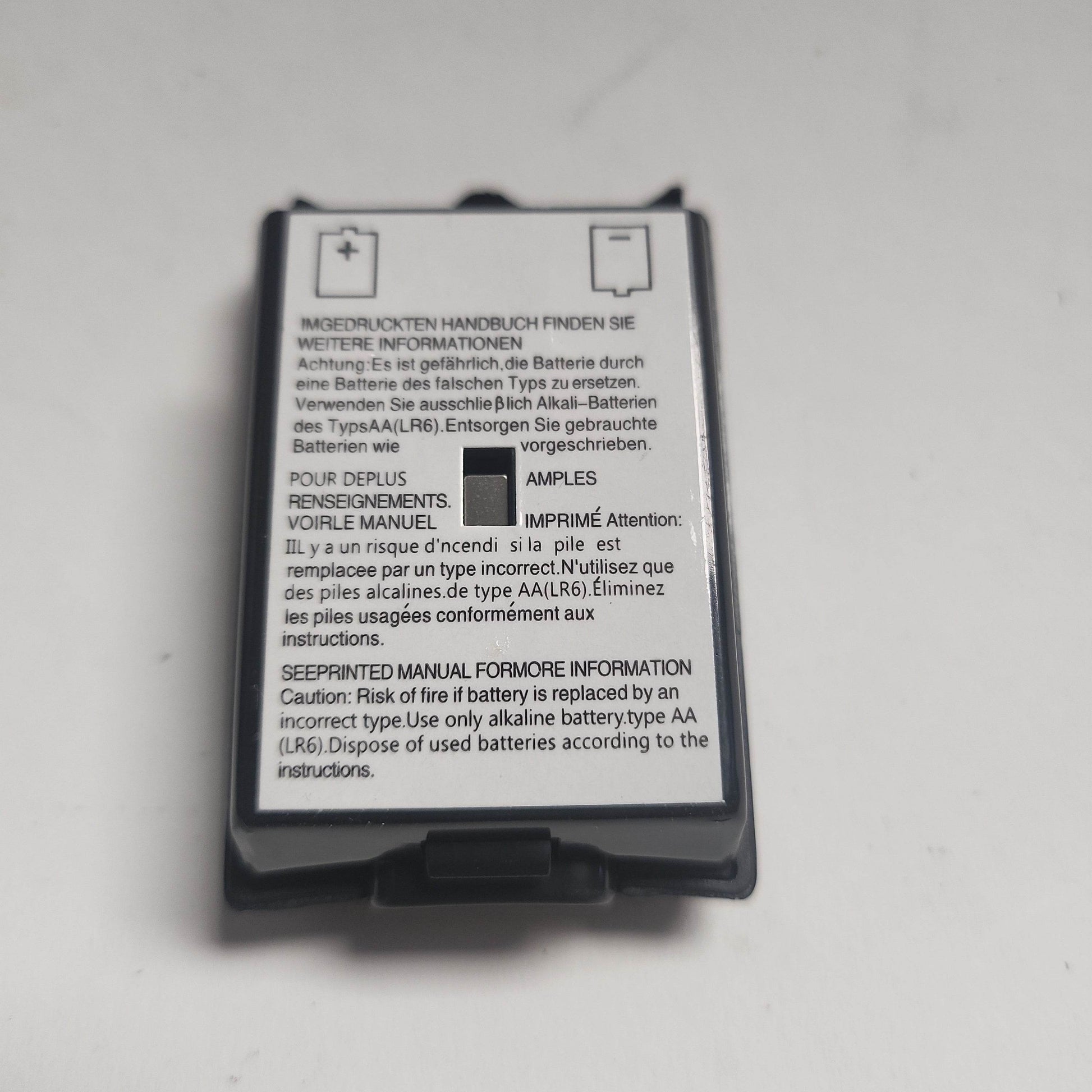 Batterij Cover Zwart Controller Xbox 360 - Feniks Gameshop