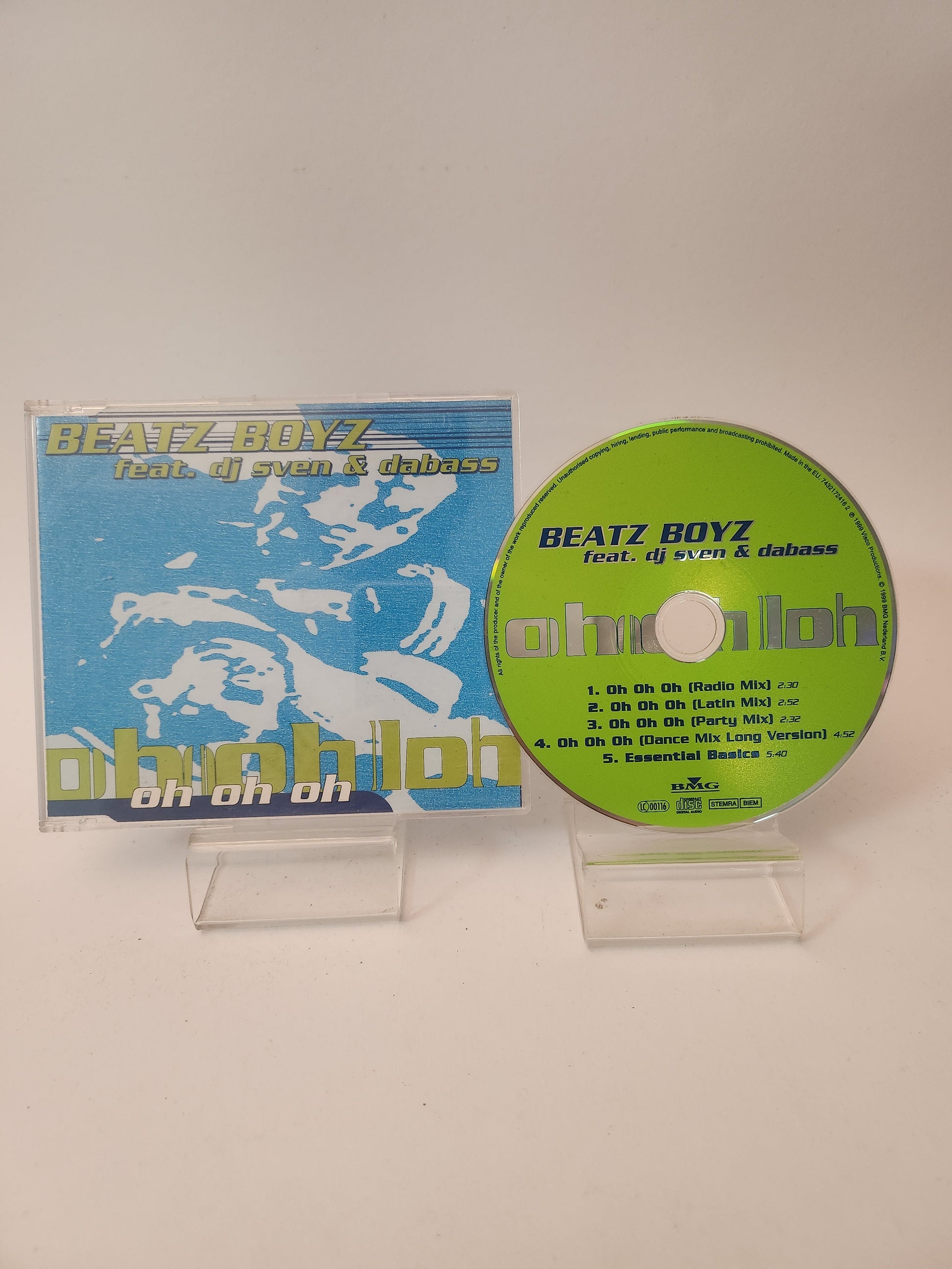 Beatz Boyz feat. Dj Sven & Dabass: Oh Oh Oh CD Single - CD Single
