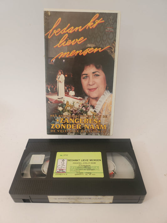 Bedankt Lieve Mensen: Zangeres zonder Naam VHS - VHS Volwassenen