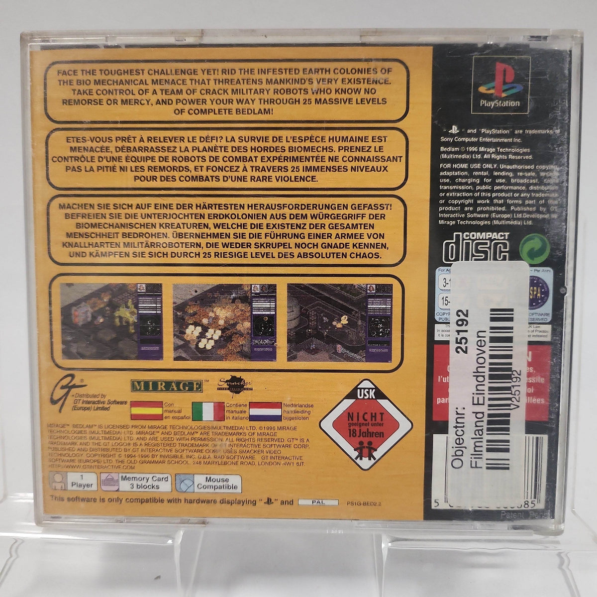 Bedlam Playstation 1 - Feniks Gameshop
