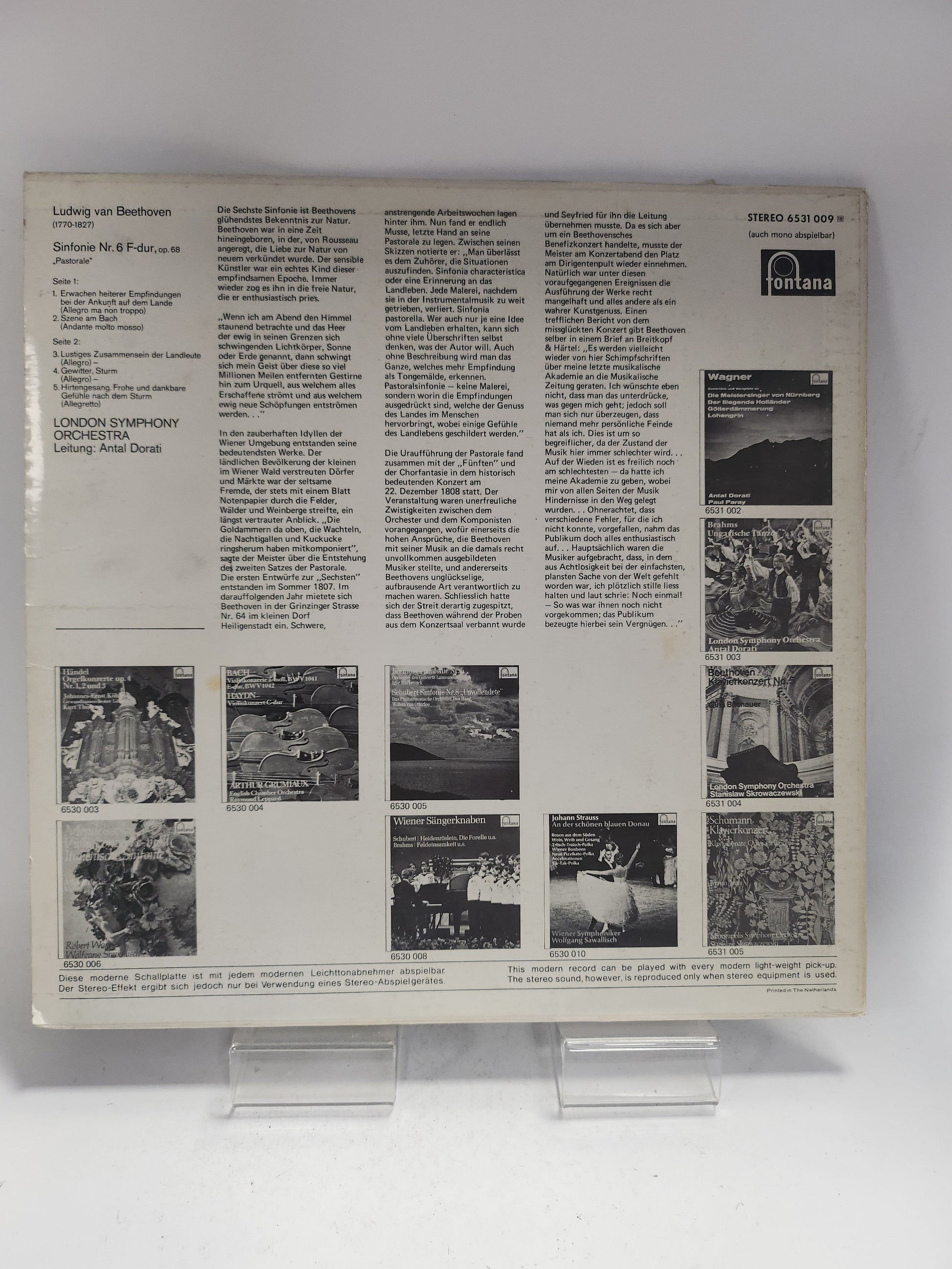 Beethoven Sinfonie Nr 6 ’Pastorale’ LP Vinyl - Lp Vinyl