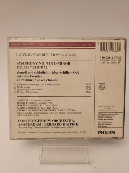 Beethoven: Symphony No 9 CD - Cd