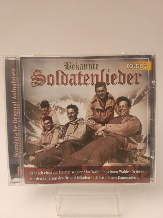 Bekannte Soldatenlieder Deel 2 CD - Cd