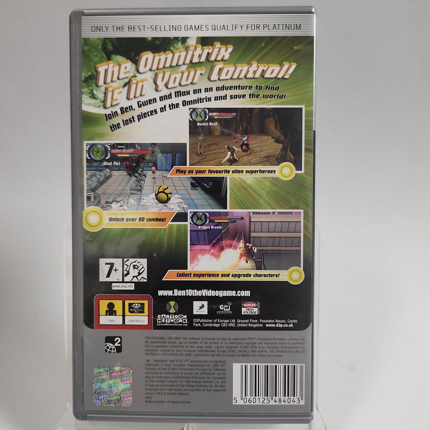 Ben 10 Protector of Earth Platinum PSP - Feniks Gameshop