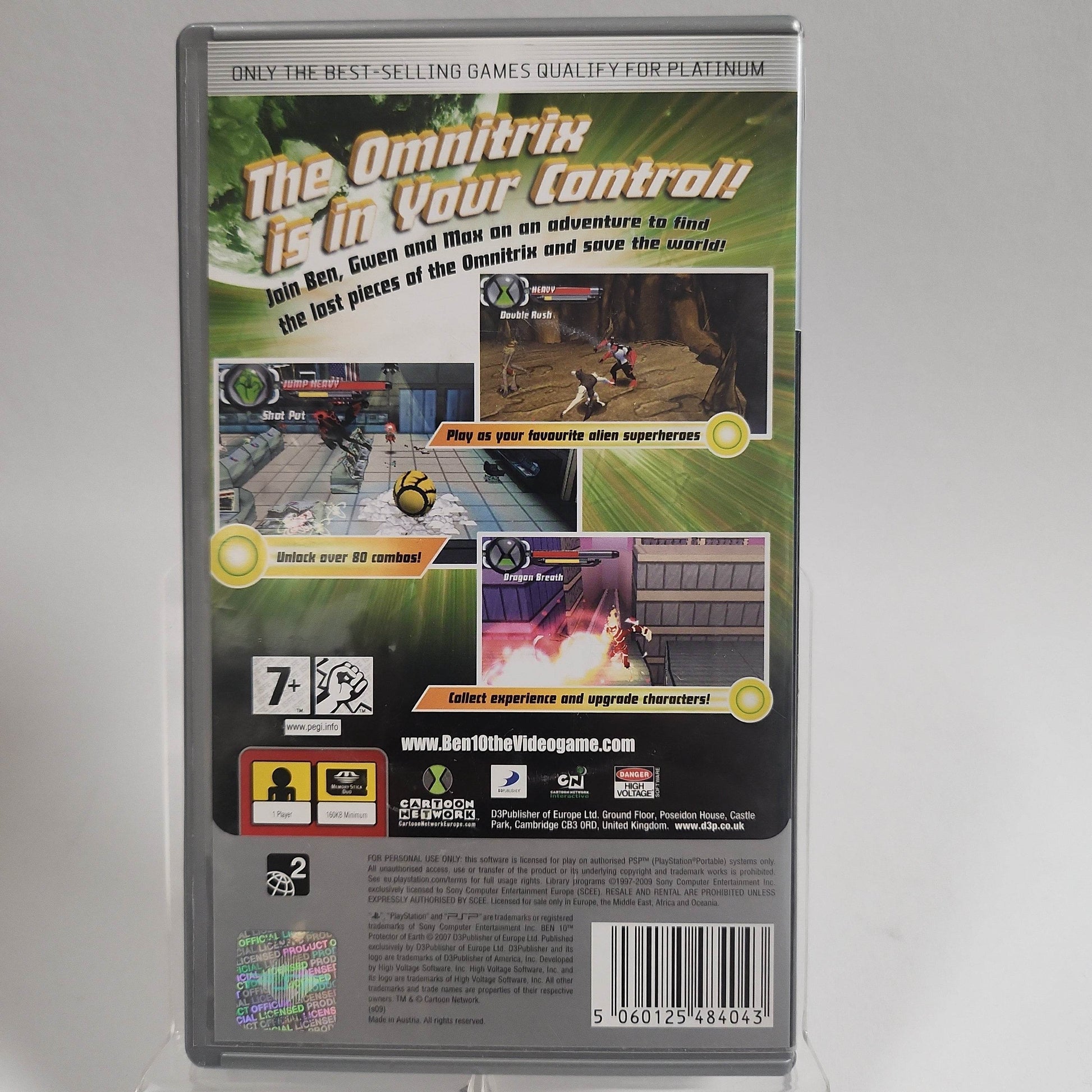 Ben 10 Protector of Earth Platinum PSP - Feniks Gameshop