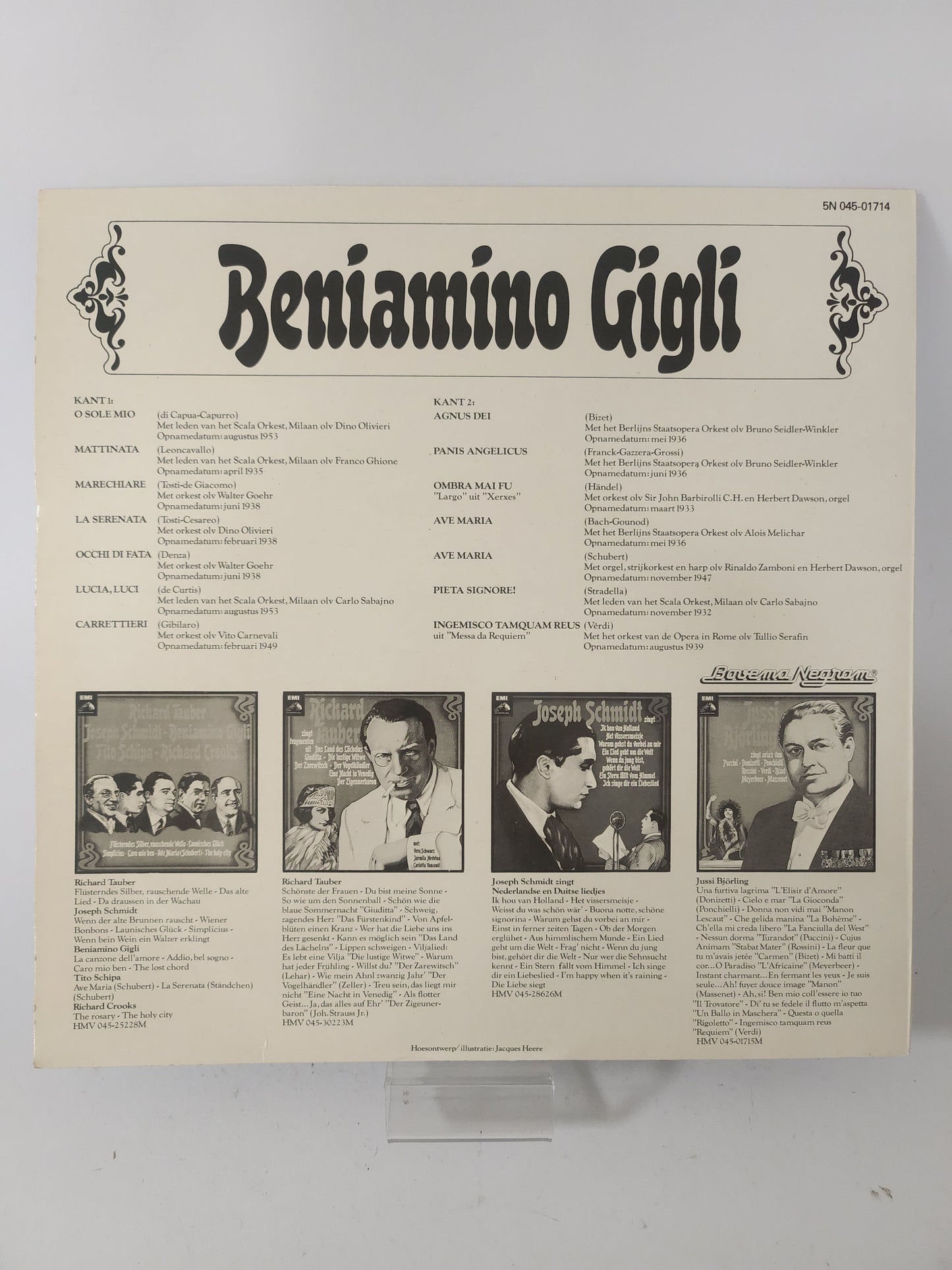 Beniamino Gigli zingt Itsliaanse Liederen en Religieuze Werken LP Vinyl - Lp Vinyl