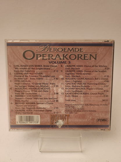 Beroemde Operakoren Volume 3 CD - Cd