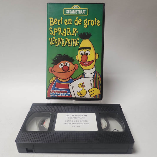 Bert en de Grote Spraakverwarring VHS - Feniks Gameshop